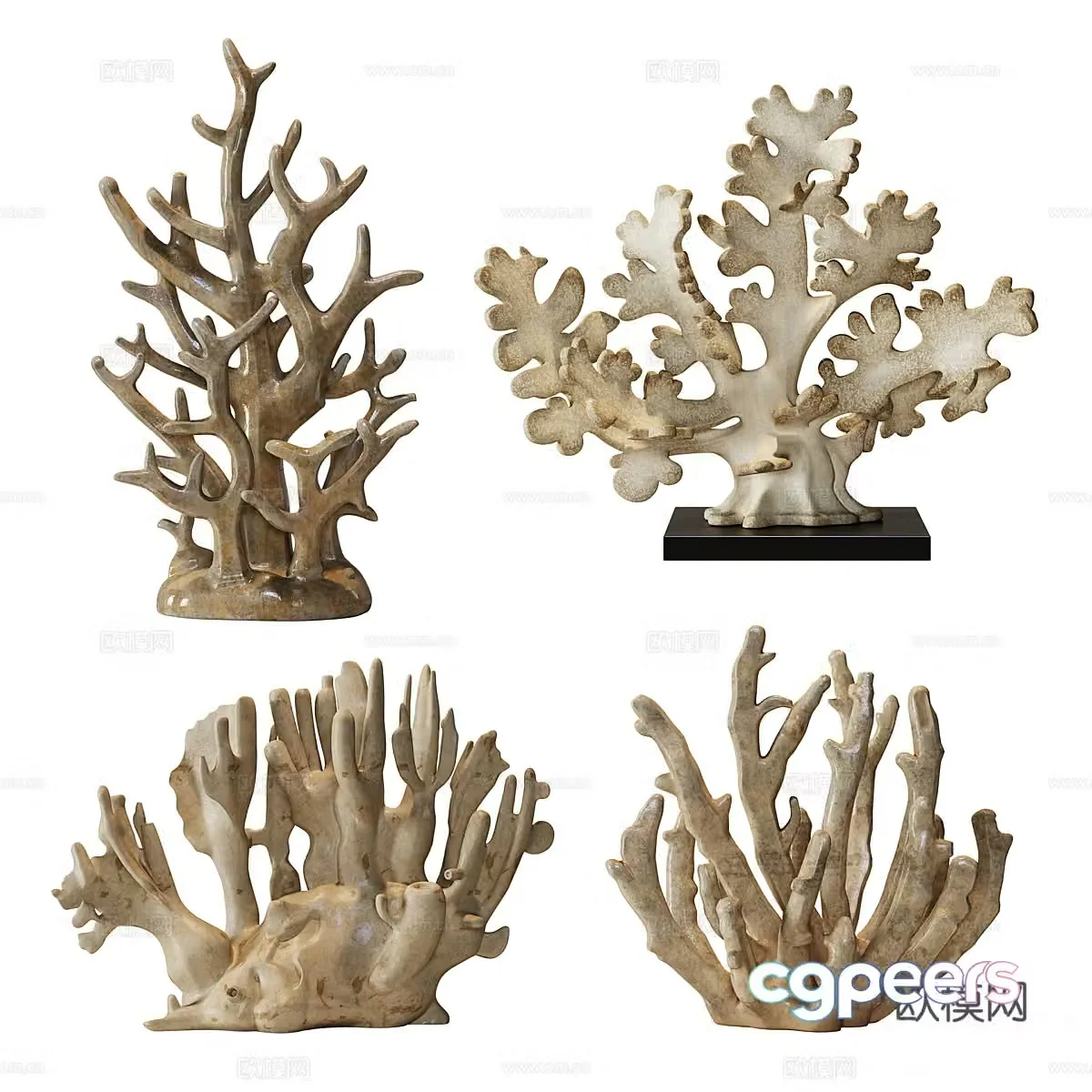 Coral ornament 3d model