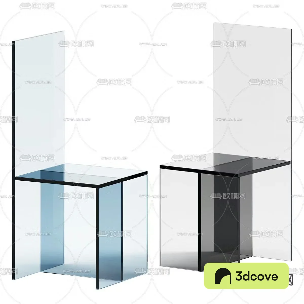 Merci Bob Glas acrylic chair