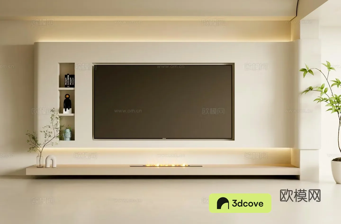 Living room background wall