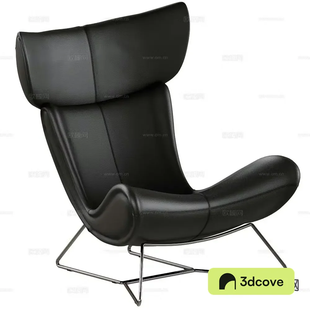 BoConcept Italian leather lounge chair