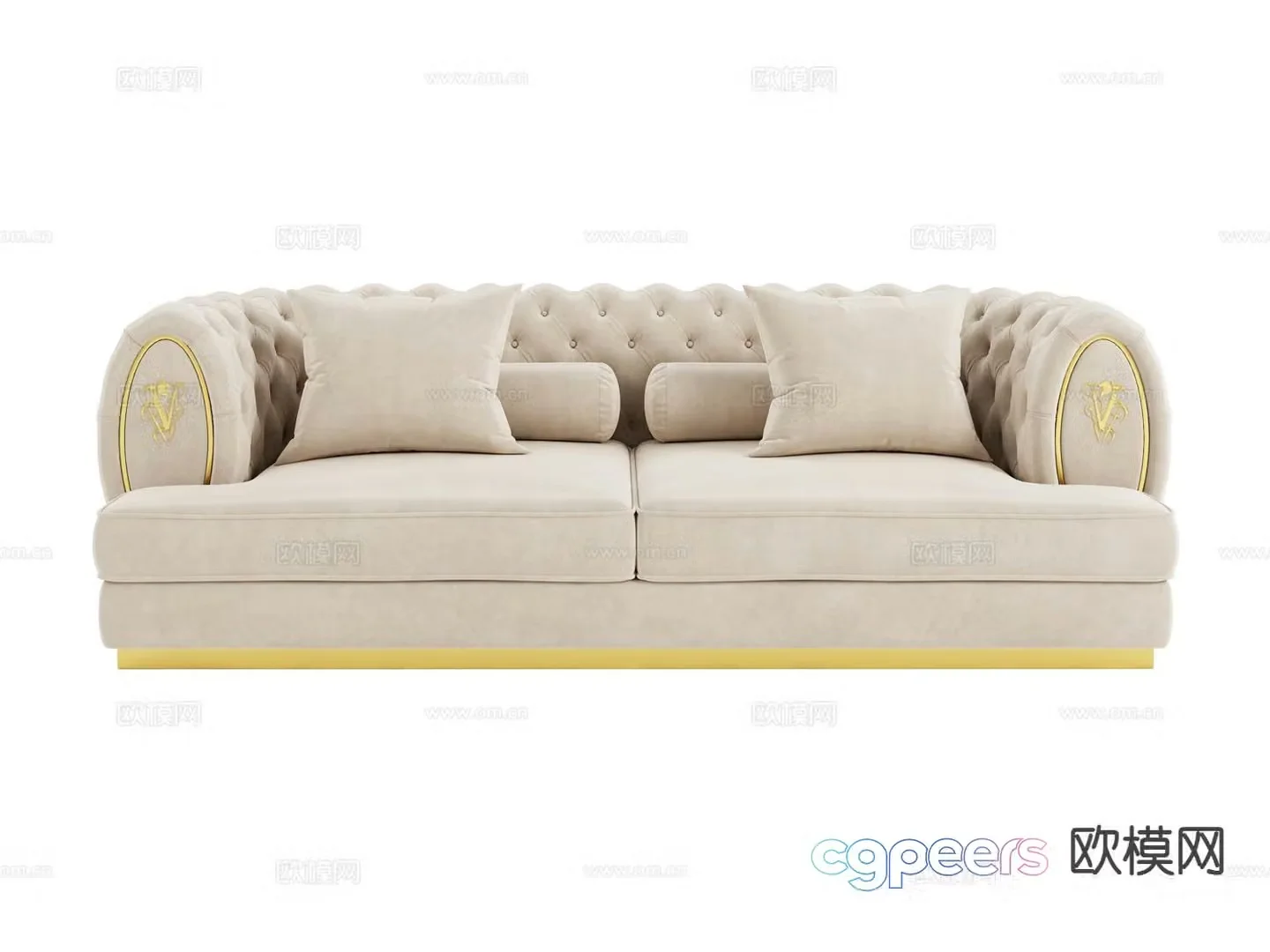 visionnaire loveseat 3d model