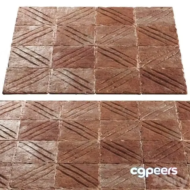 3ds Max Free – Ceramic floor tiles