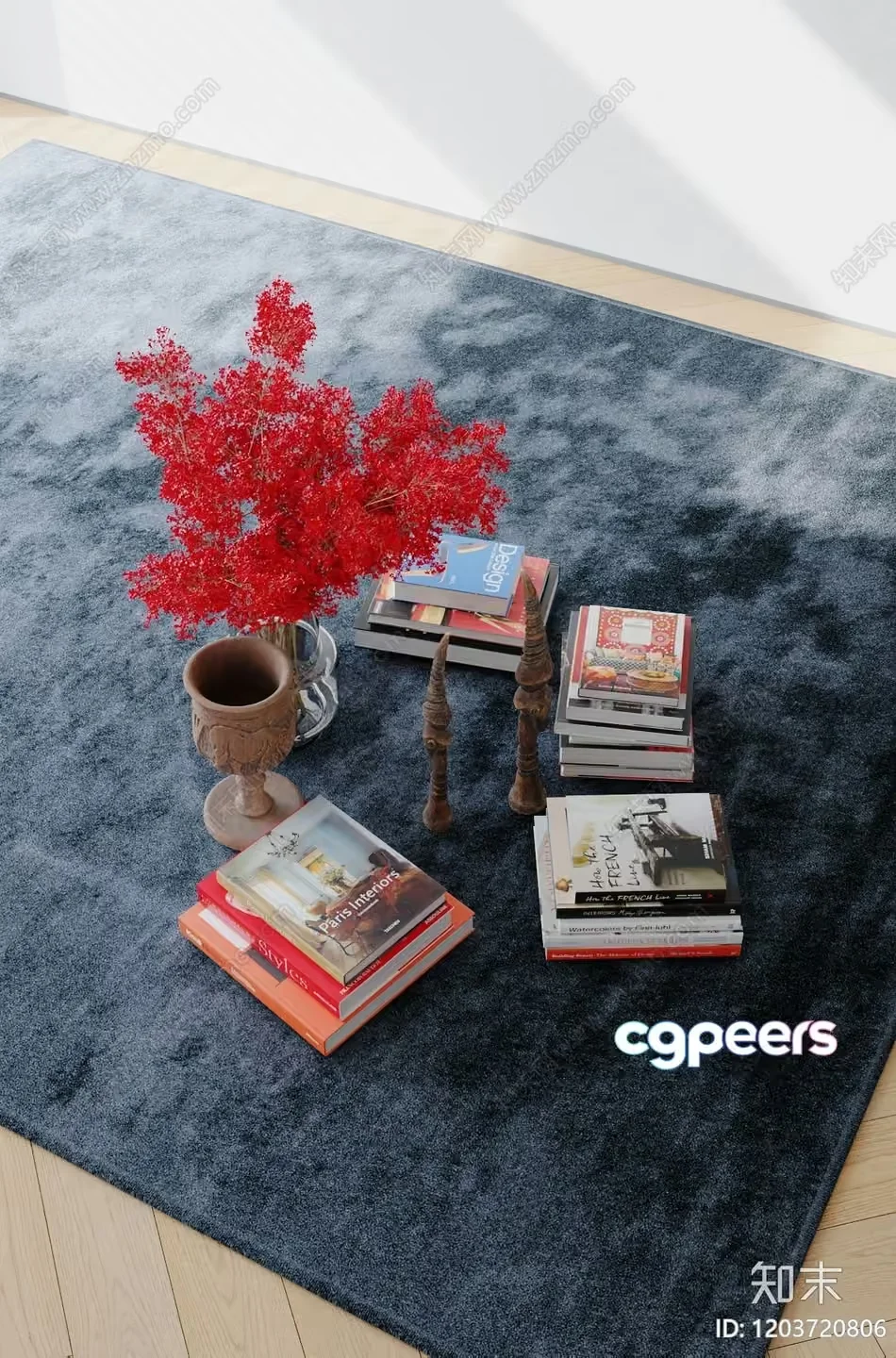 Cozy Living Room 3D Model – 4164 – CORONA Render