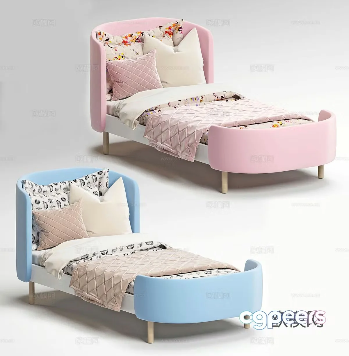 Children’s bed 3d model
