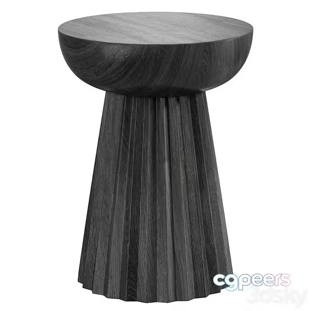 3ds Max Free – PLISSE WOOD SIDE TABLE by Vicaldesign