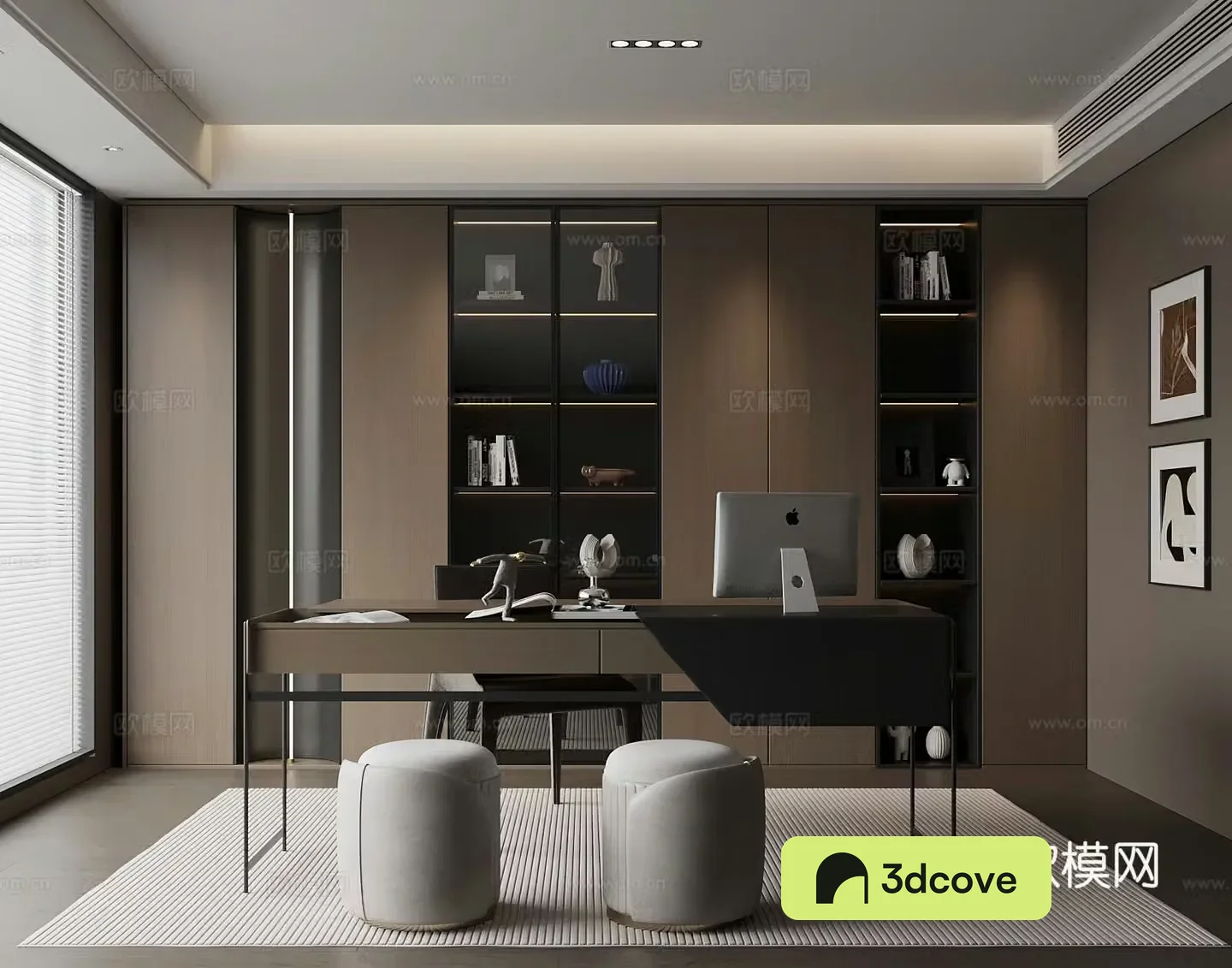 Italian study desk and chair