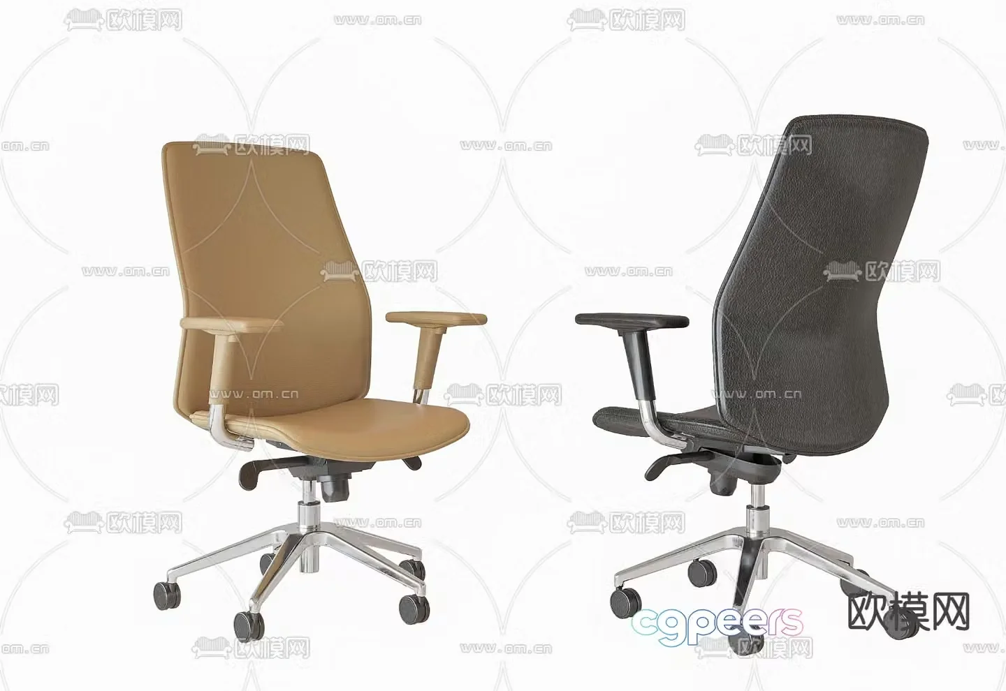 Office chair staff chair 3d model