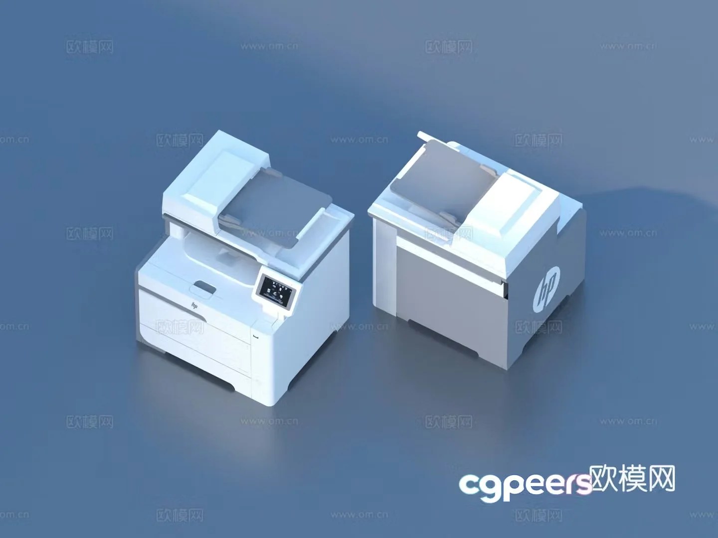 Printer Copier Scanner Office Equipment 3D Model
