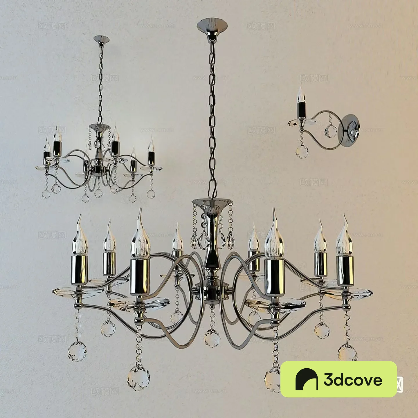 Simple European chandelier hall chandelier