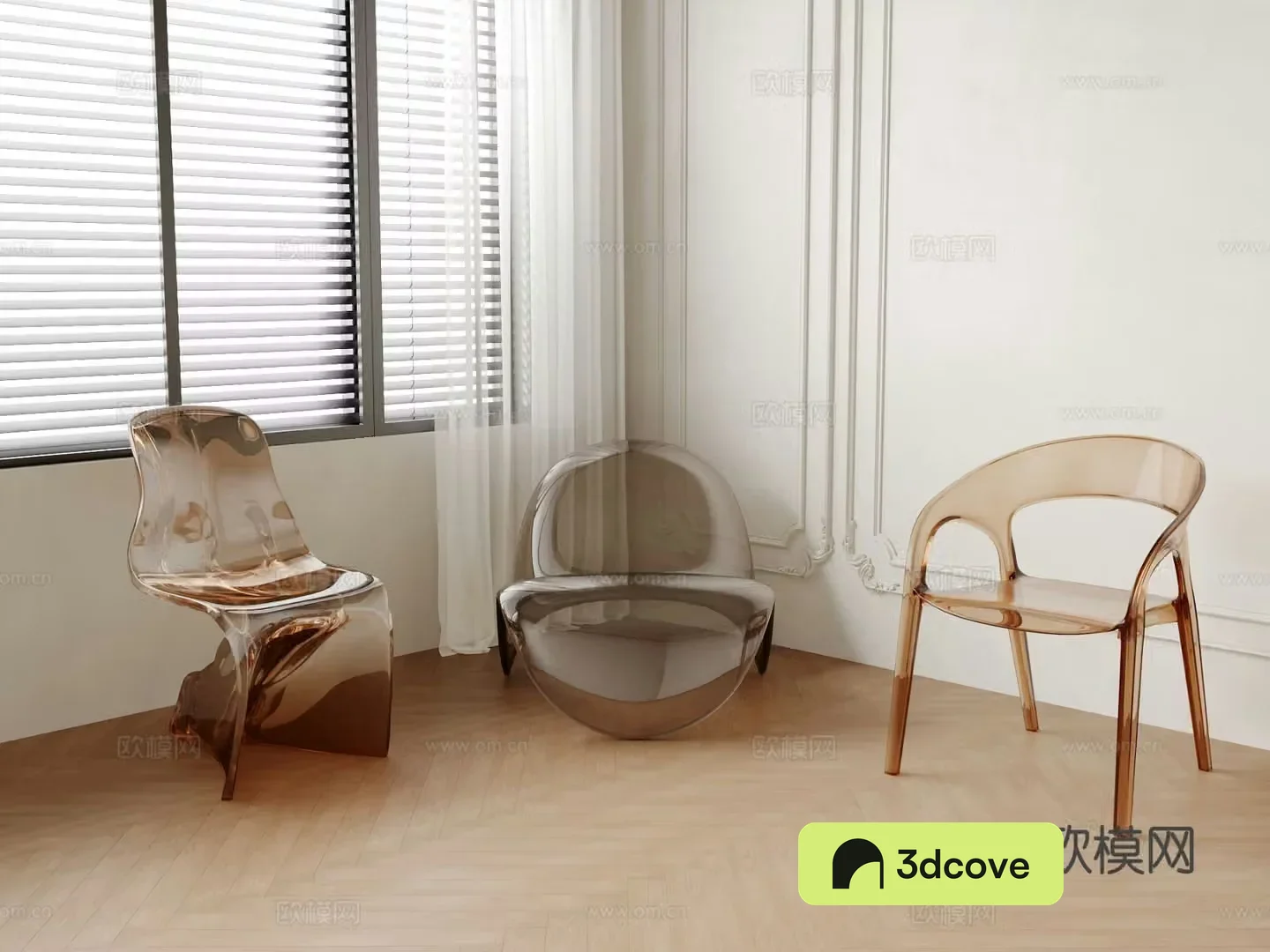 Acrylic chair dining chair