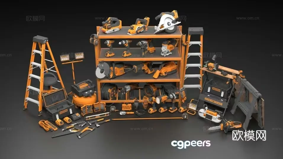 Power Tools 3D Model – 14659 – VRAY Render