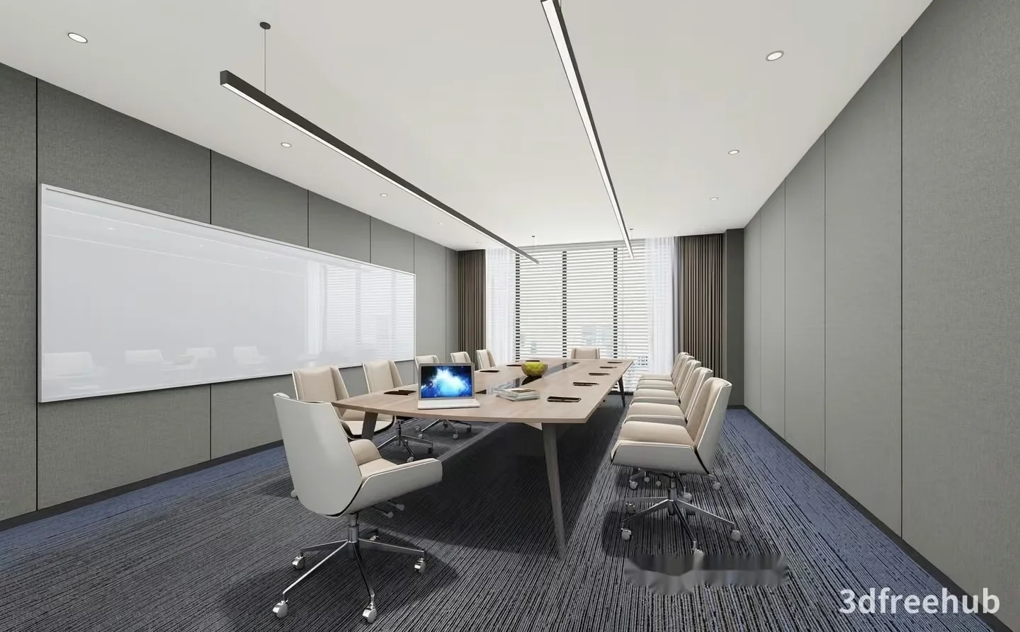 Modern Conference Room 3D Model – 22673 – VRAY Render