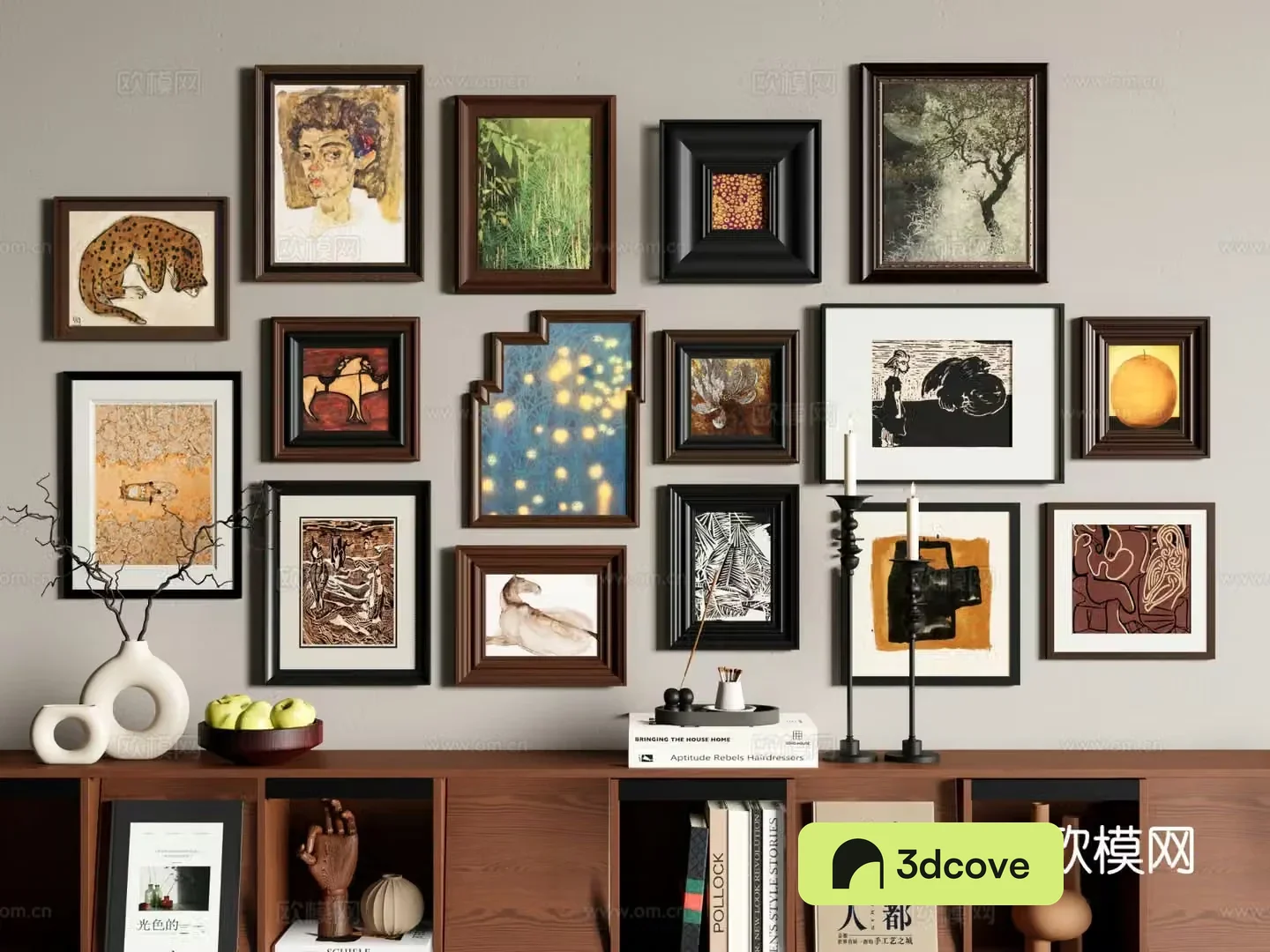 Medieval style hanging painting decorative painting