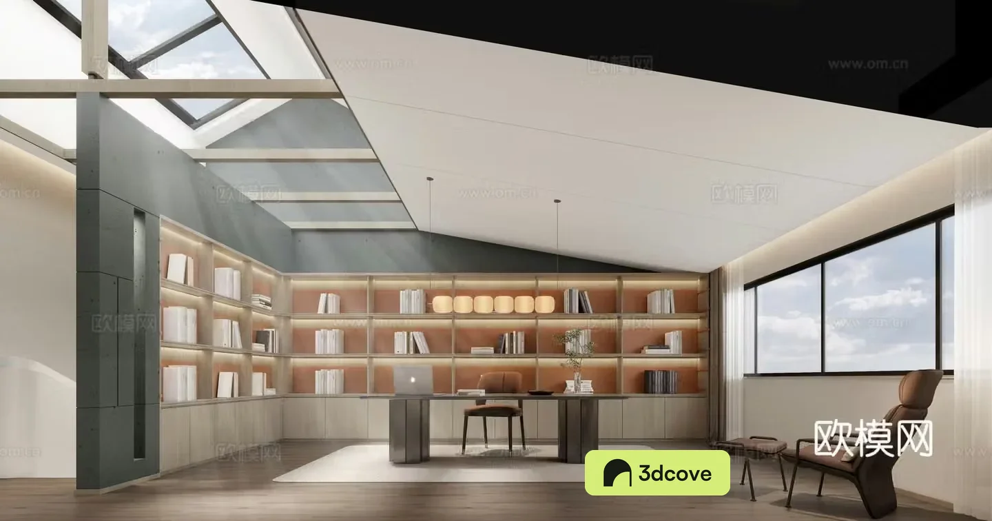Modern study loft