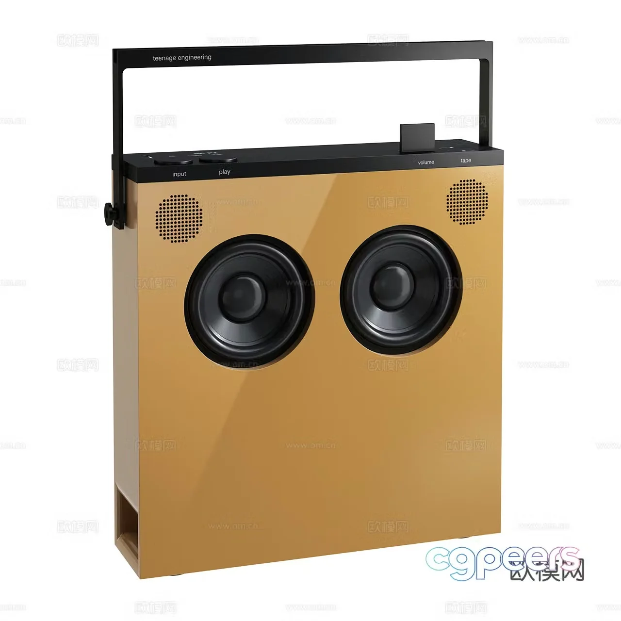 Teenage Engineering Minimalist Speaker 3D Model
