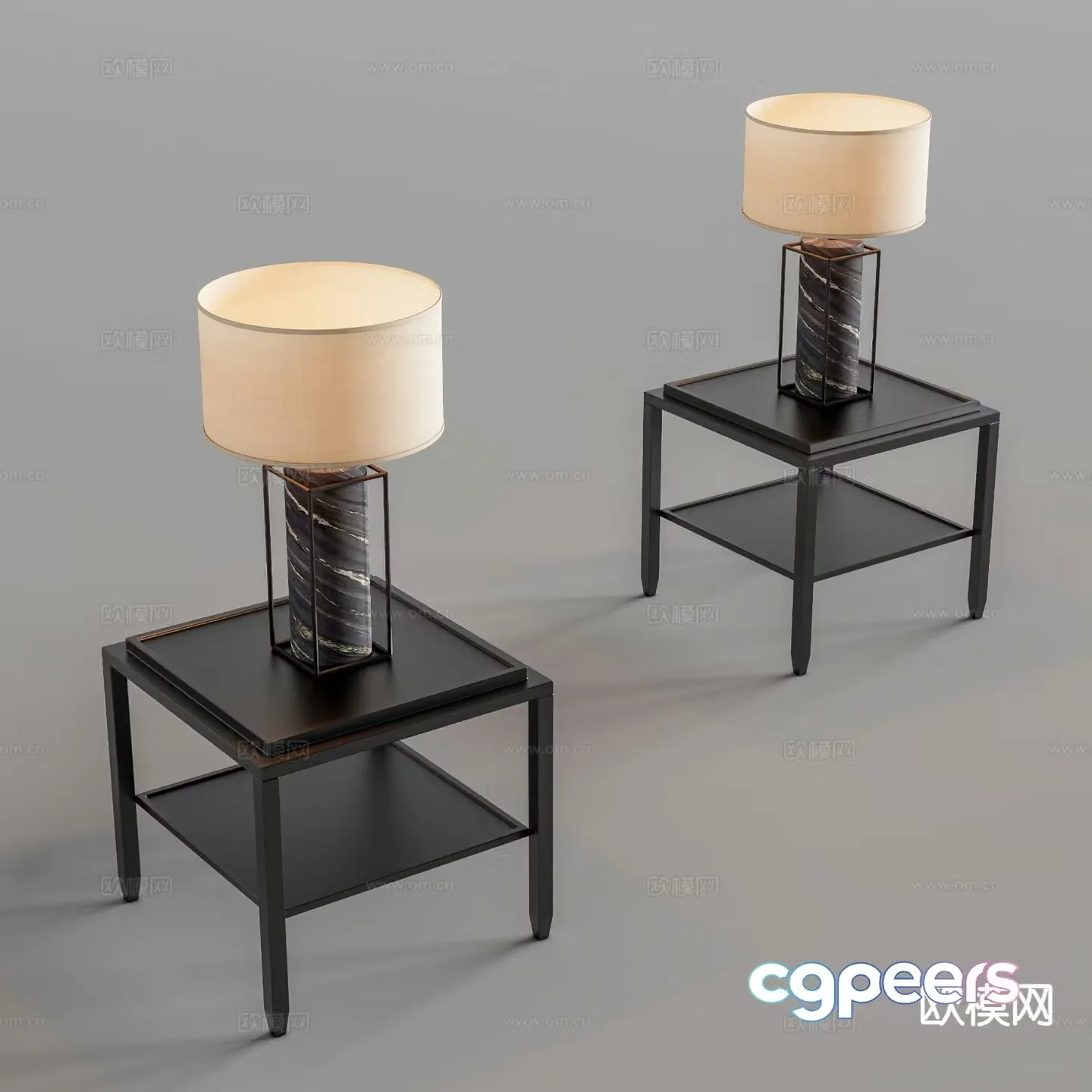 New Chinese desk lamp 3d model