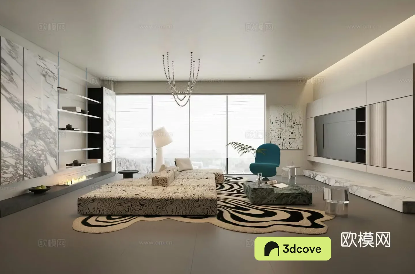 Modern style living room