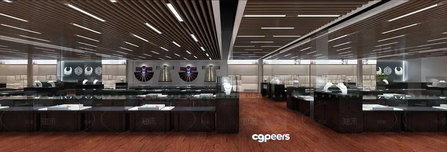 Modern Jewelry Store 3D Model – 8672 – VRAY Render