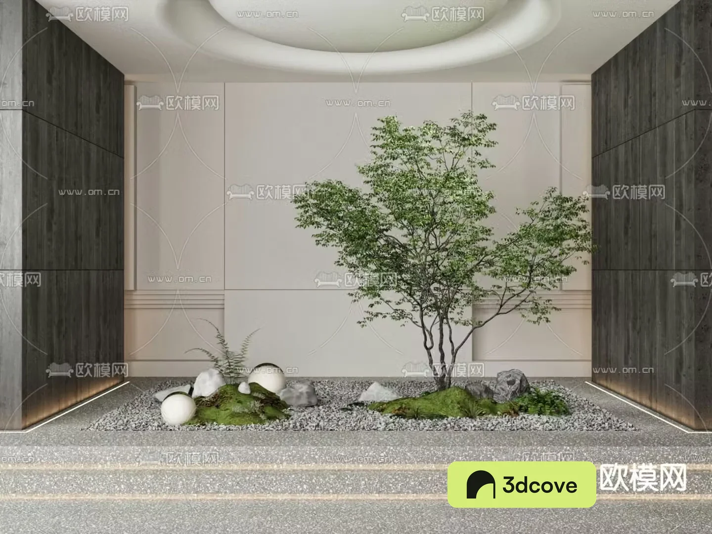 Modern interior landscape landscaping