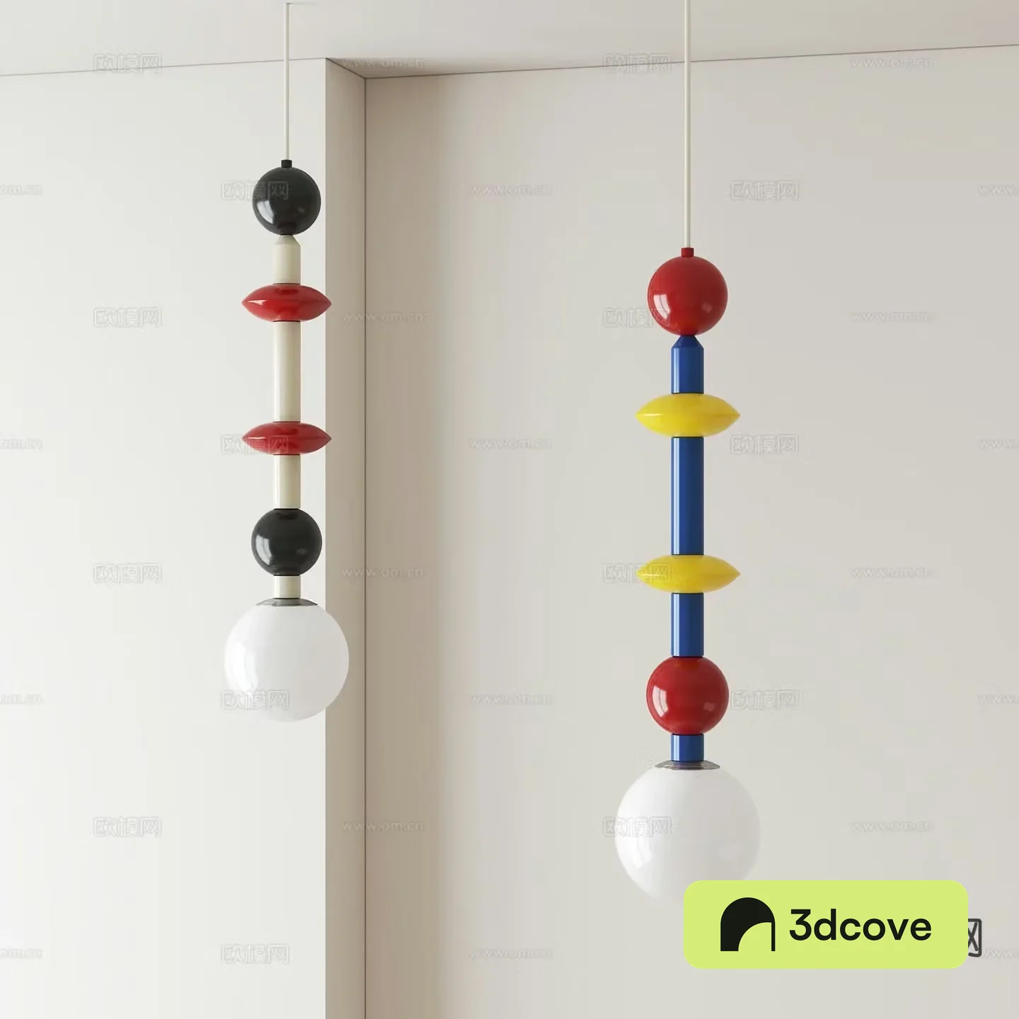 Children’s colorful chandelier bedside lamp
