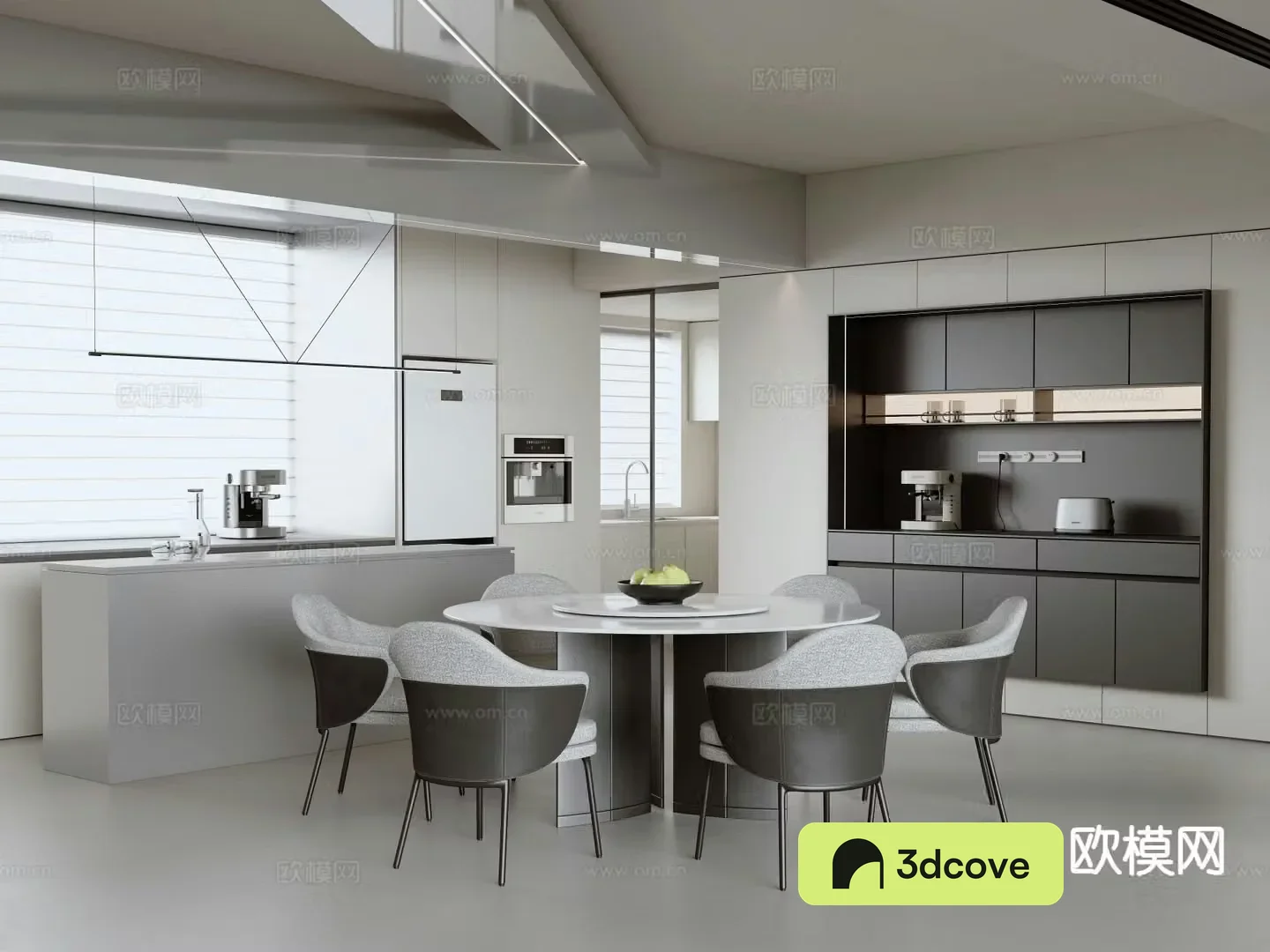 Modern minimalist restaurant