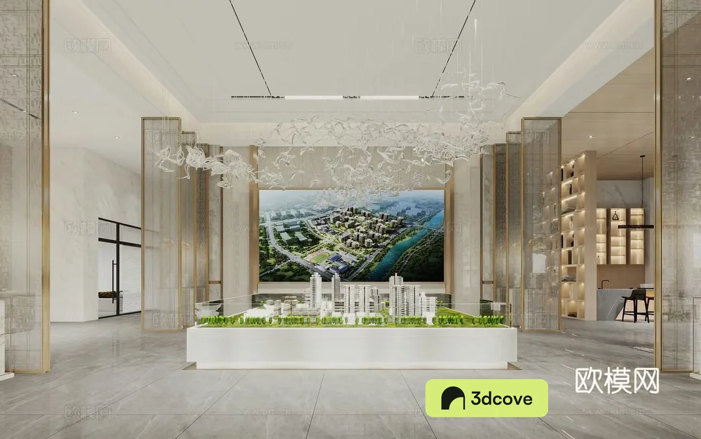Modern sales office