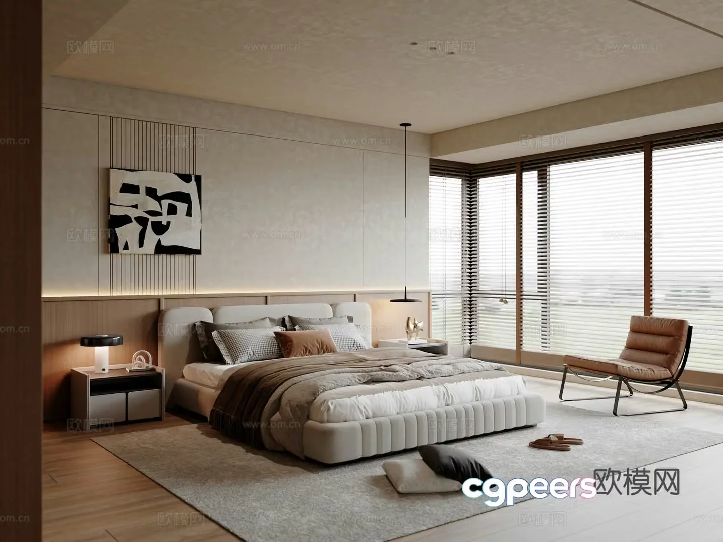 Wasabi Bedroom Master bedroom 3D model