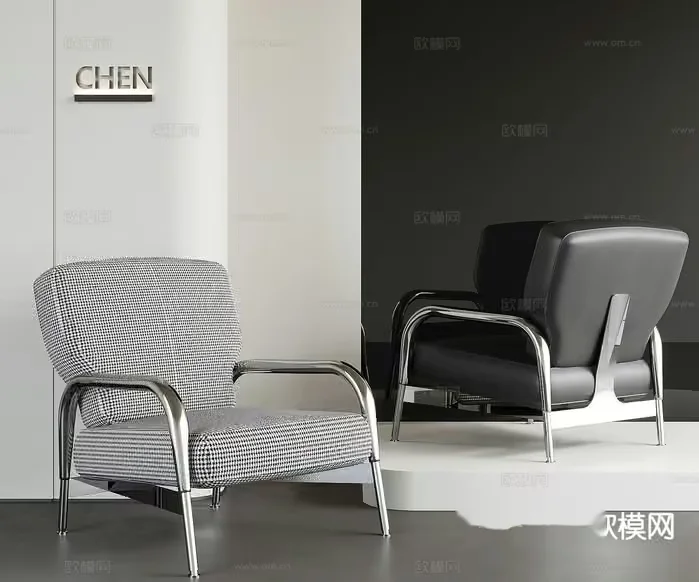 Modern Office Chairs 3D Model – 9050 – VRAY Render