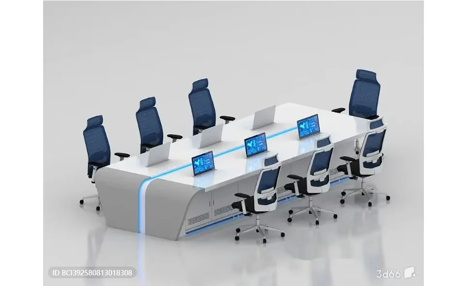 Modern Office Furniture 3D Model – 7629 – VRAY Render