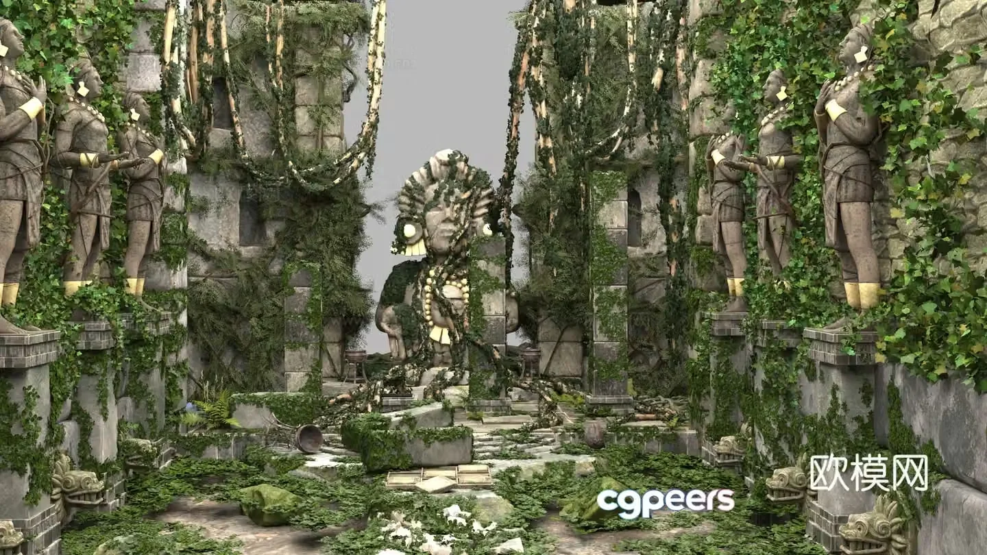 Cave site 3d model