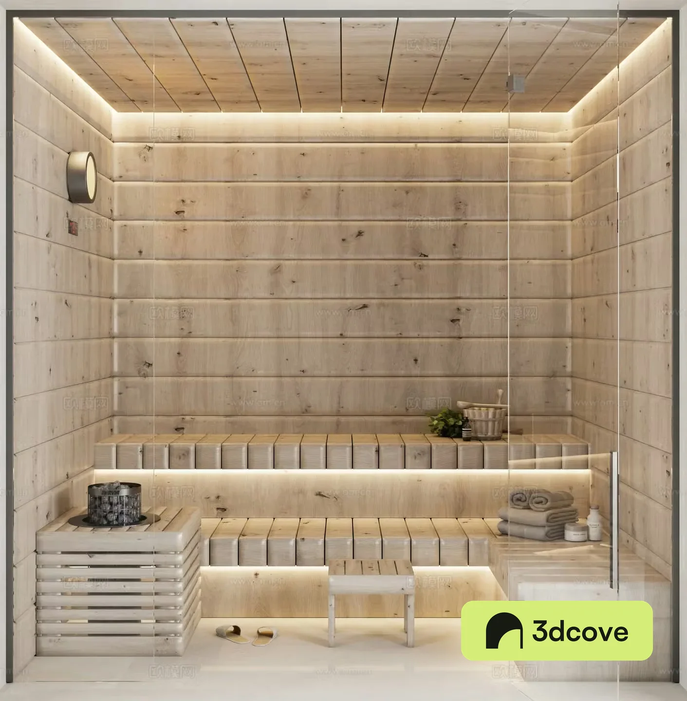 Sweat steam room sauna