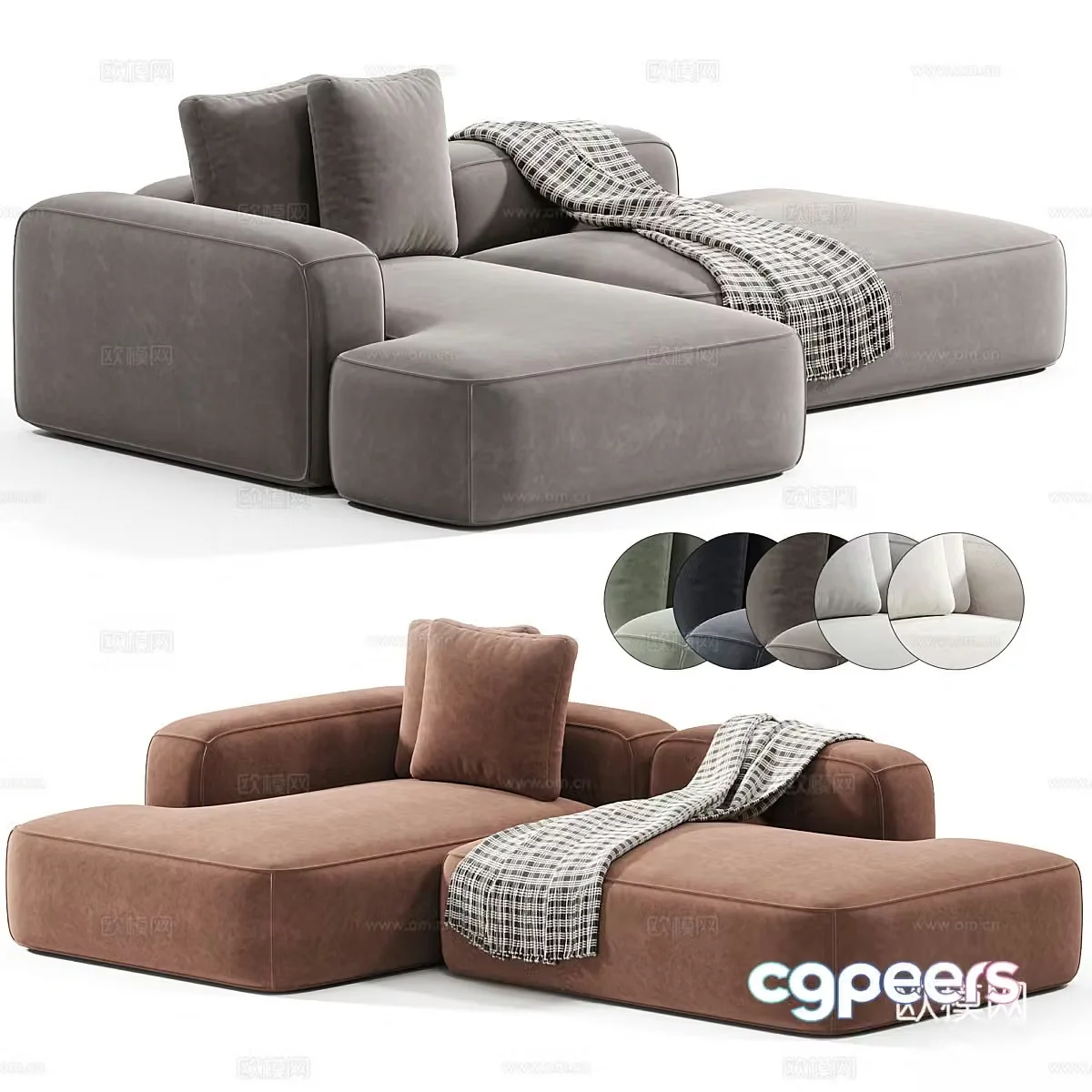 Mononova Roxen sofa 3d model