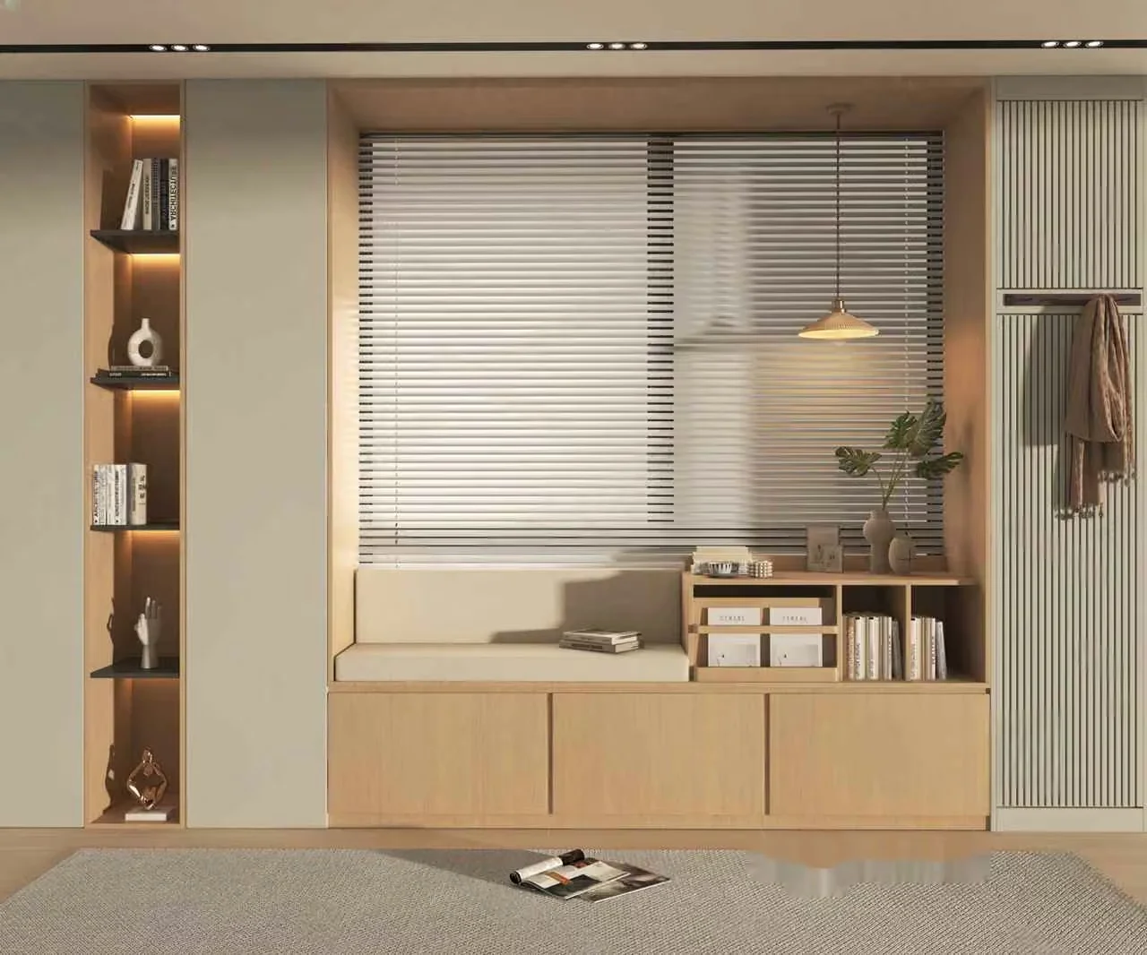 Modern Minimalist Room 3D Model – 1864 – VRAY Render