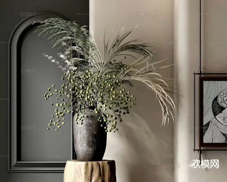 Cozy Living Room 3D Model – 8786 – VRAY Render