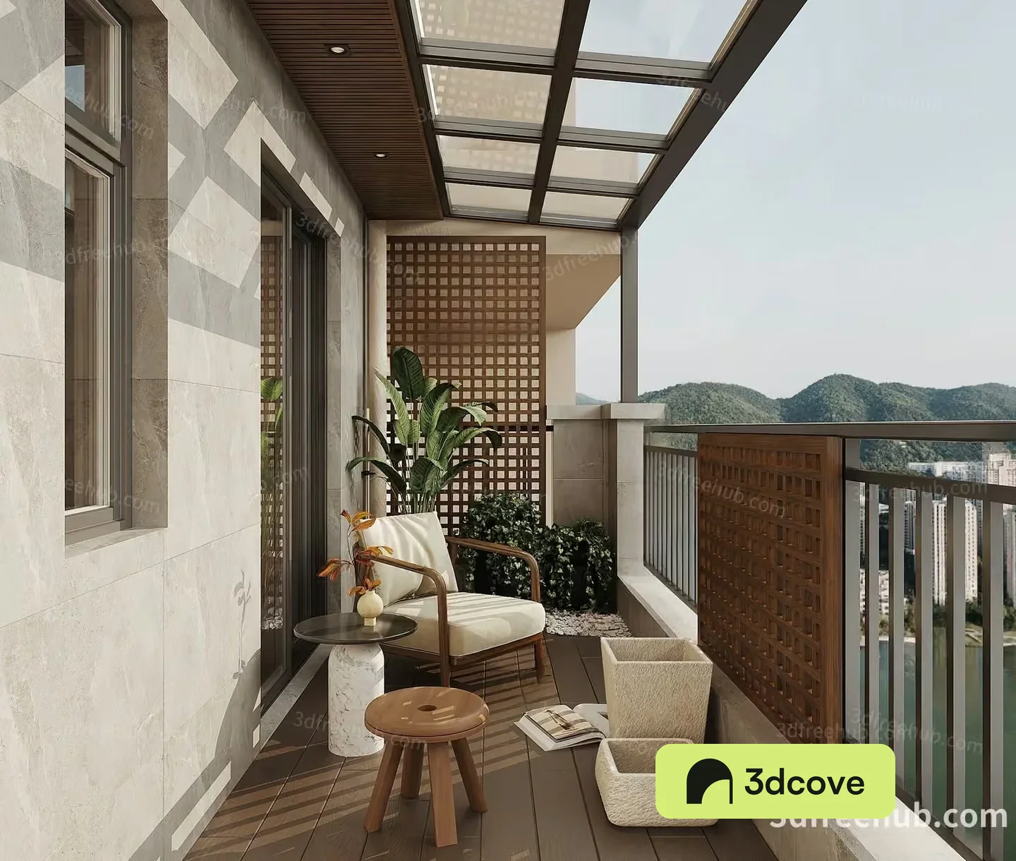 Cozy Balcony Space