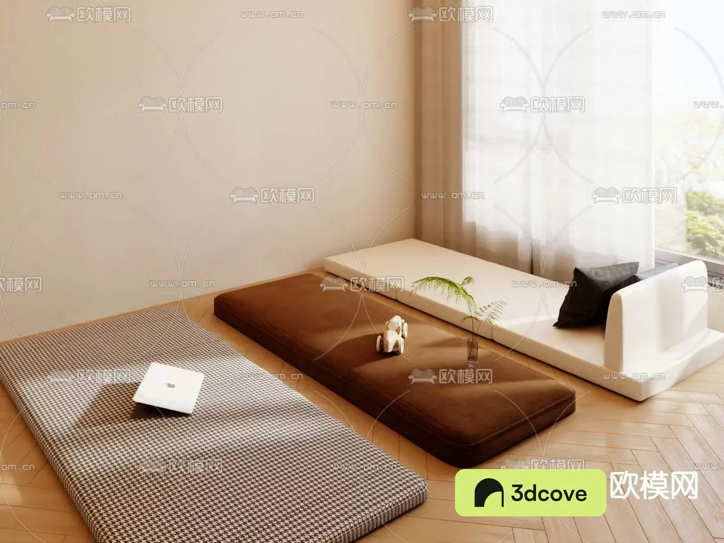 Cushion bay window cushion