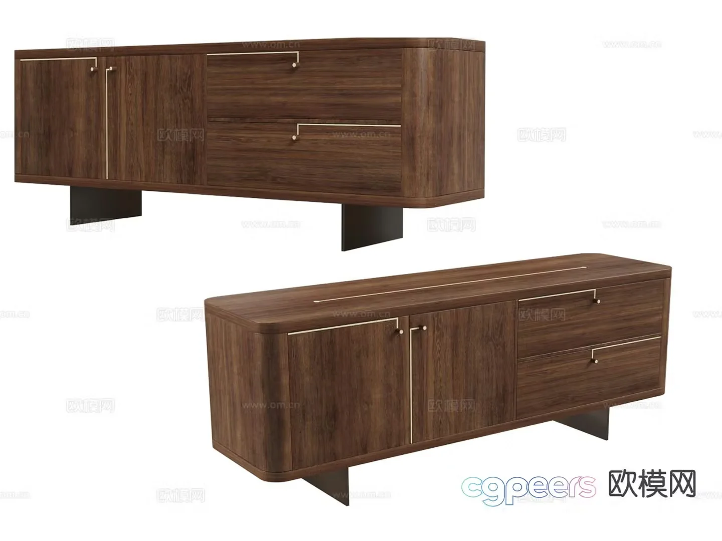 Modern TV cabinet 3d model