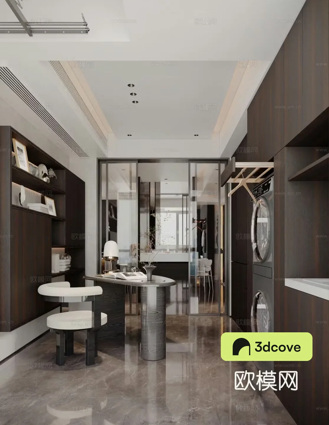 Modern study room