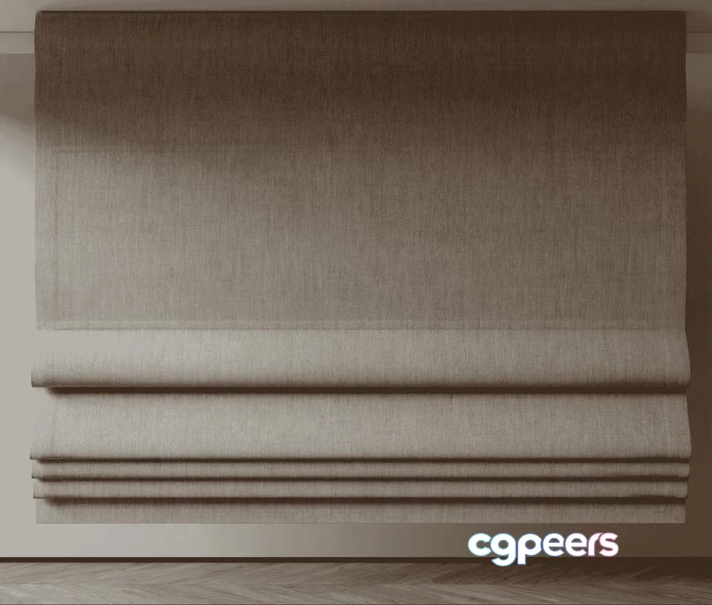 A Beige Window Shade 3D Model – 10166 – VRAY Render