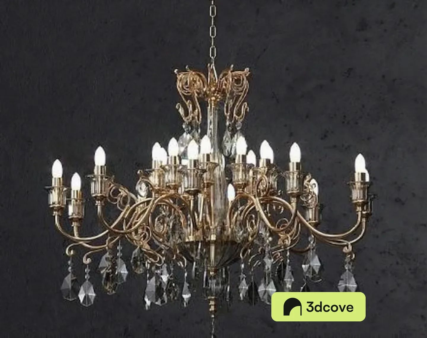 Gold Chandelier