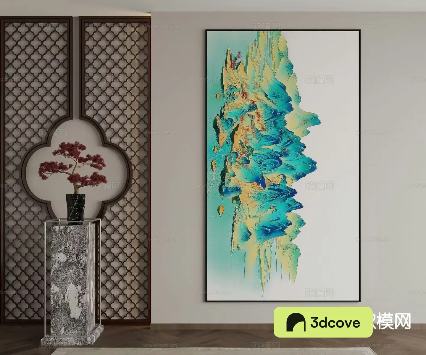 New Chinese style decorative painting landscape painting hanging painting