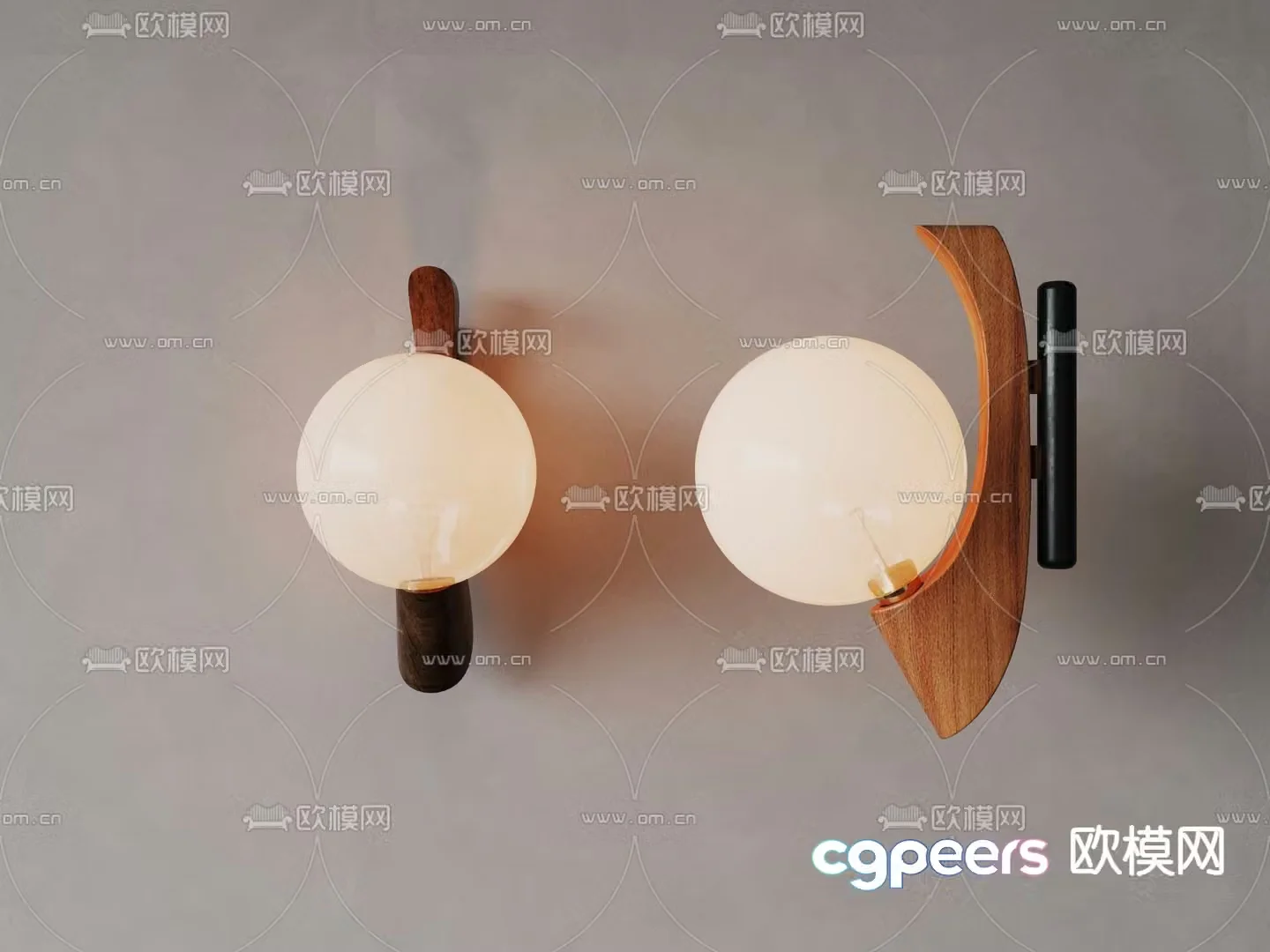 3D model of medieval style wall light