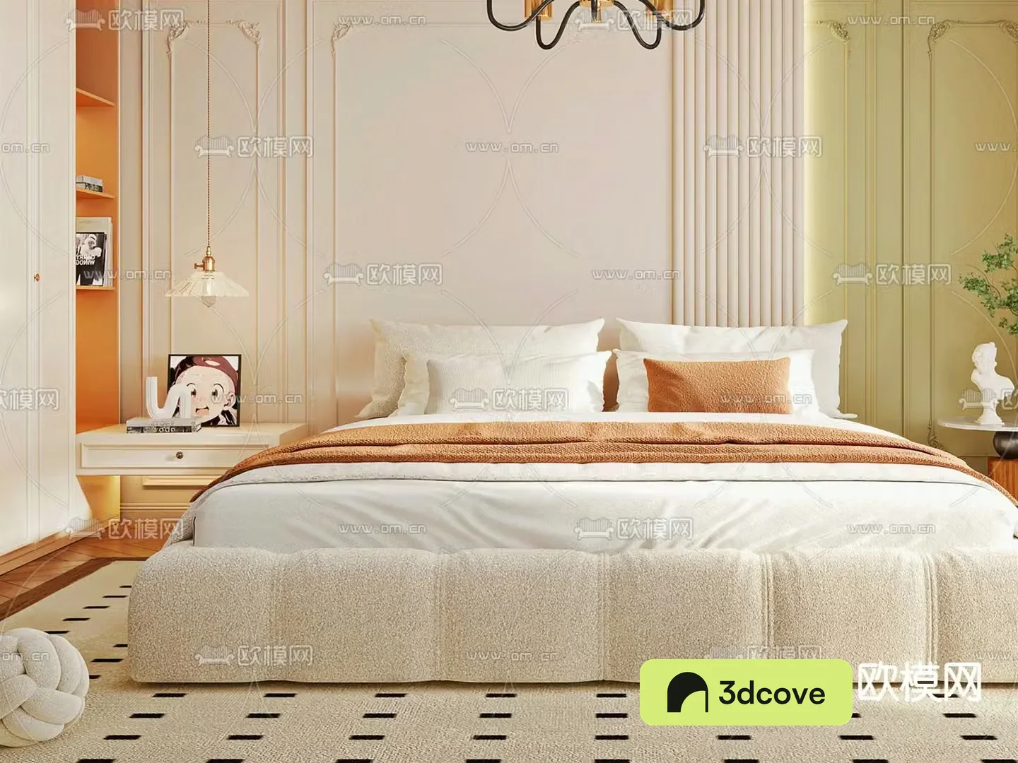 Creamy Bedroom Master Room