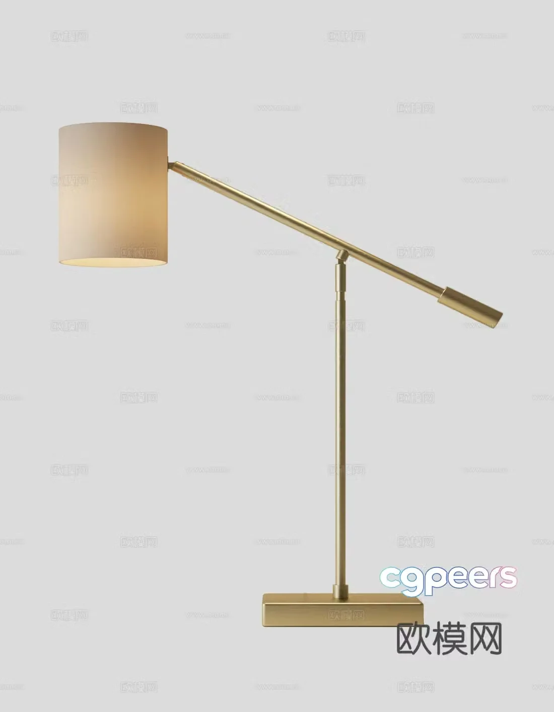 Modern American floor lamp French floor lamp American floor lamp 3D model