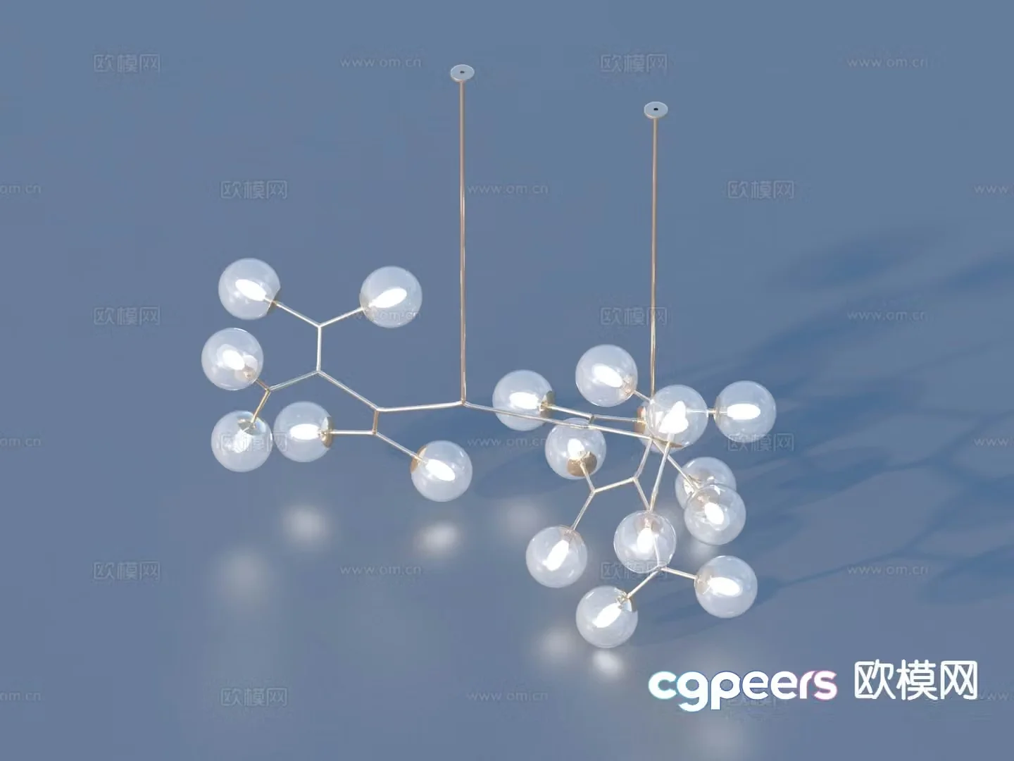 Chandelier fashionable chandelier 3d model
