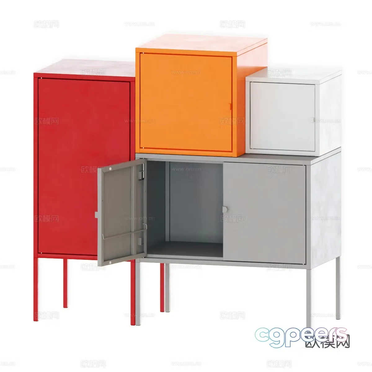 Storage cabinet 3d model