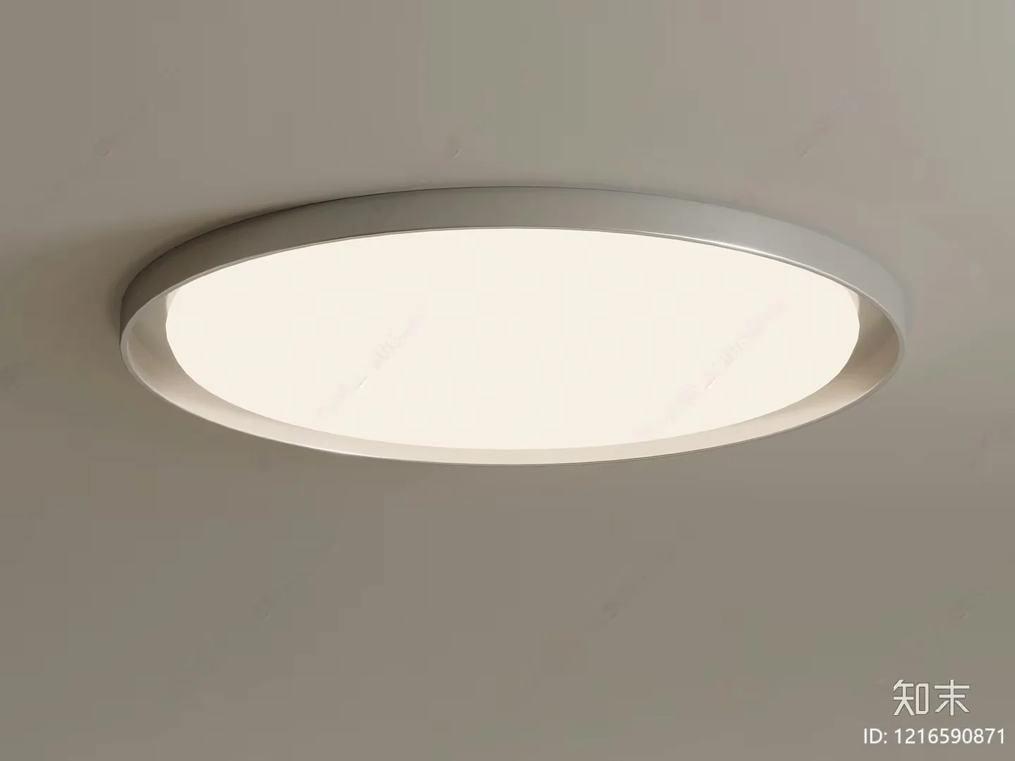 Simple Led Light Fixture 3D Model – 14178 – VRAY Render