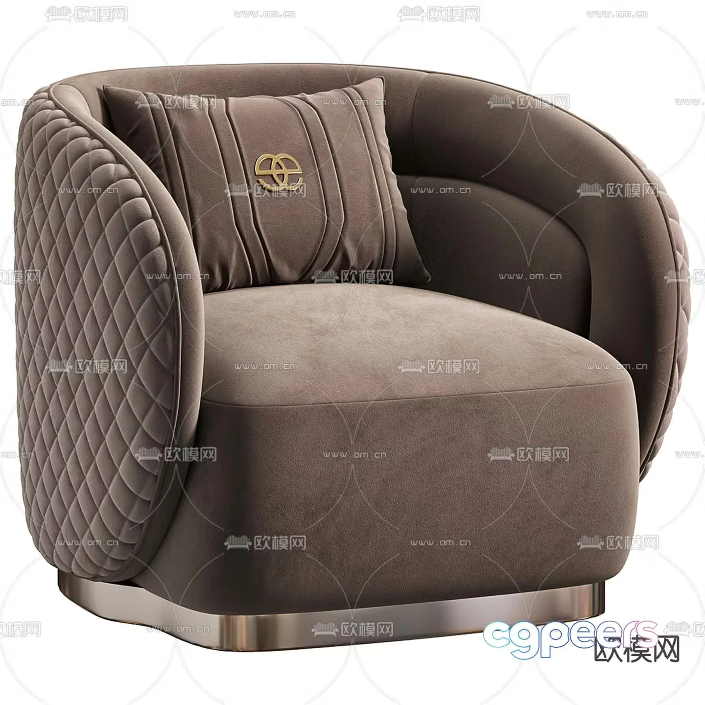 Single sofa leisure sofa 3d model