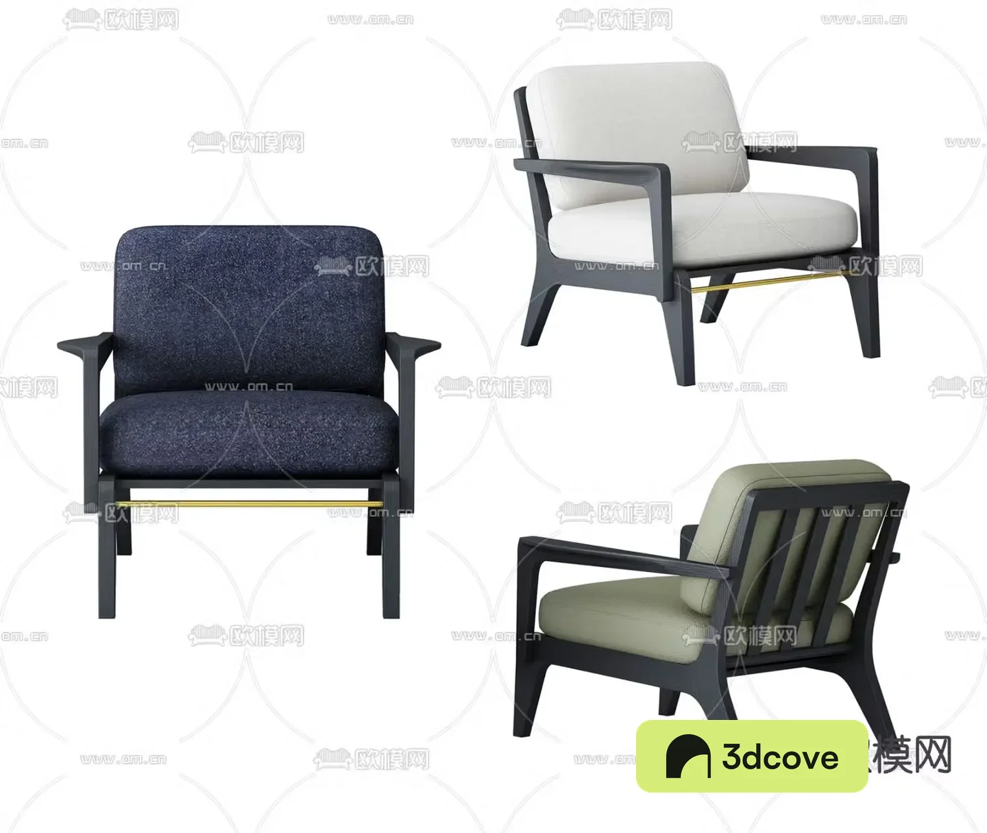 New Chinese style leisure chair