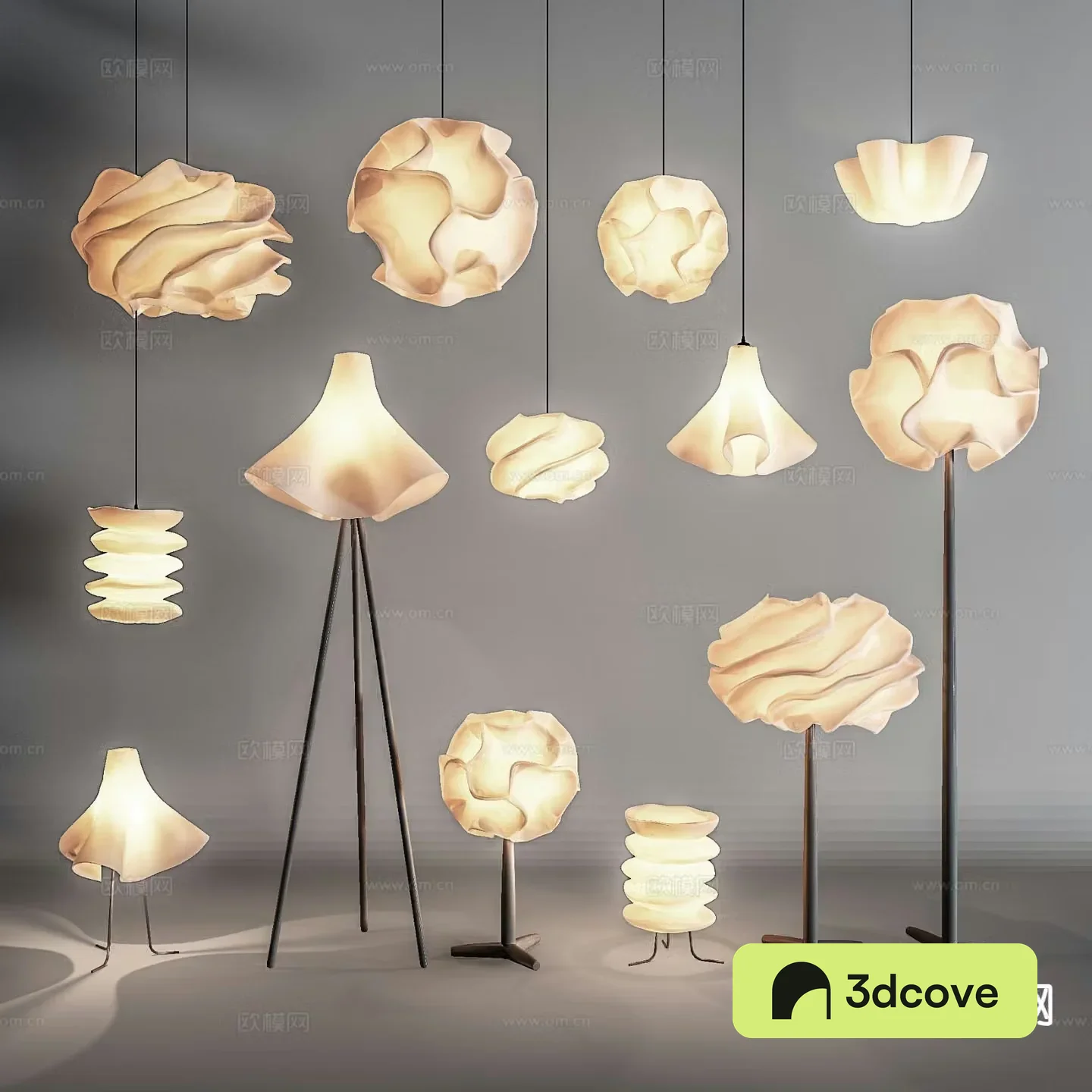 Modern interior chandelier